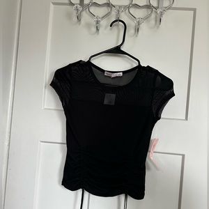 Mesh Cropped Top